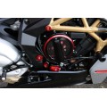 CNC Racing Bi-Color Clear Clutch Cover For MV Agusta F3/B3 Models With a Cable Clutch CNC Racing Bi-Color Clear Clutch Cover For MV Agusta F3/B3 Models With a Cable Clutch